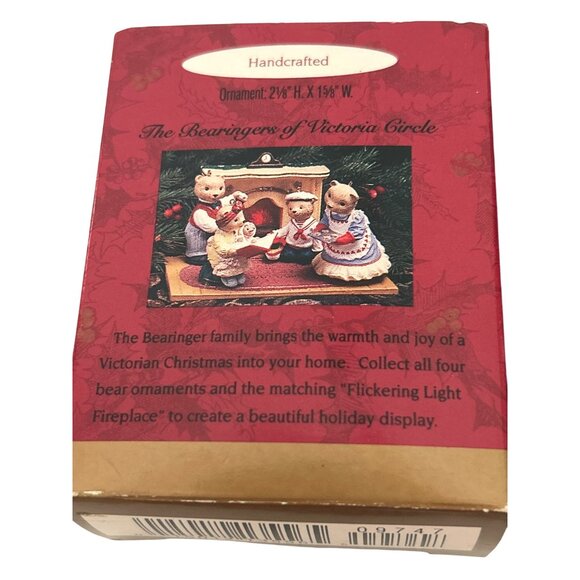 Vtg Hallmark 1993 The Bearingers Collection Ornament Set of 3 (Out Of 4) - Picture 10 of 15
